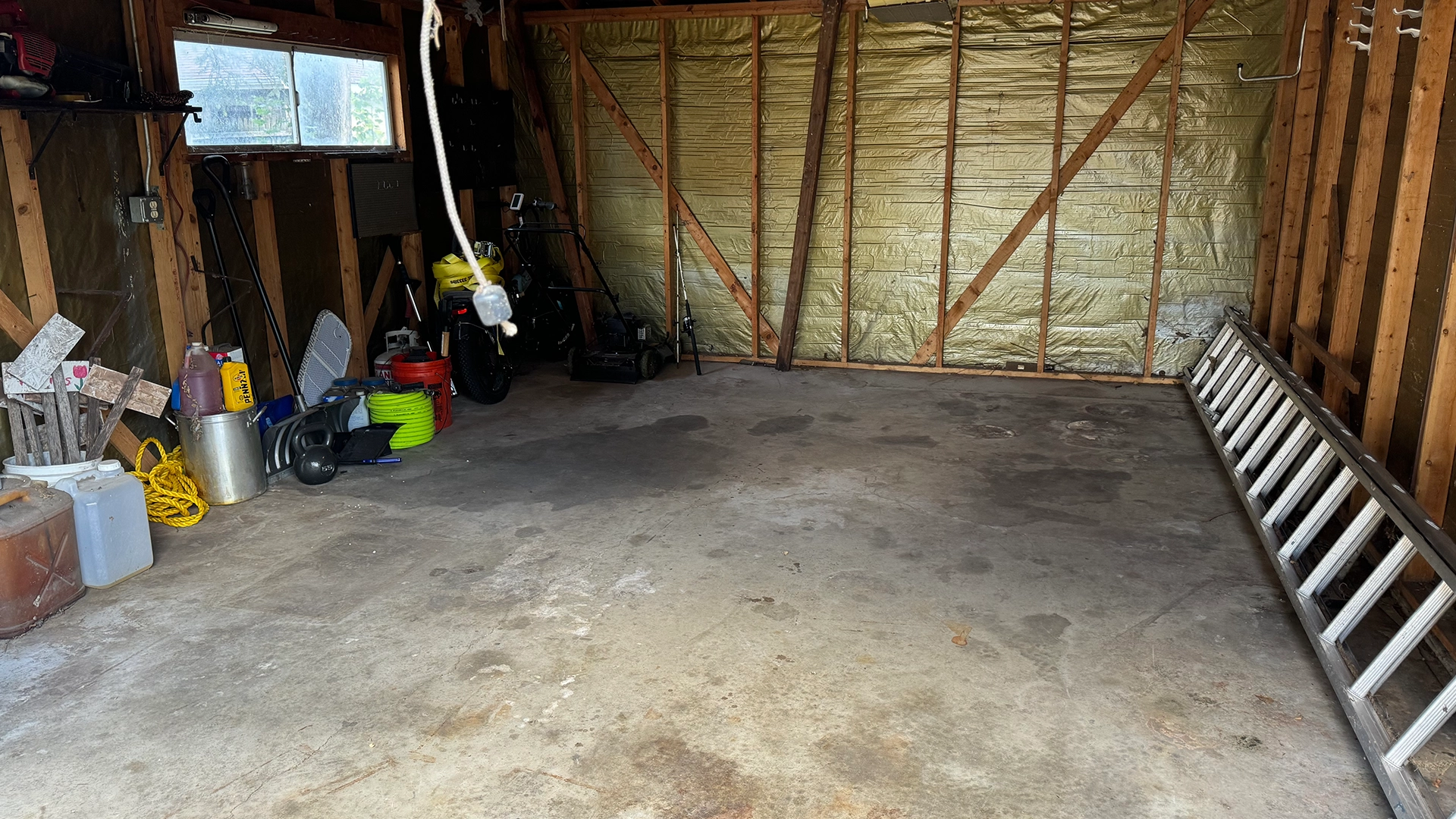 Garage after cleanup